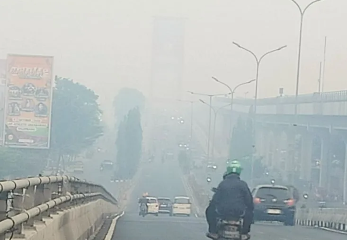 BMKG: Kualitas Udara Palembang Sangat Berbahaya, PM2.5 Tembus 903,6 Mikrogram per Meter Kubik